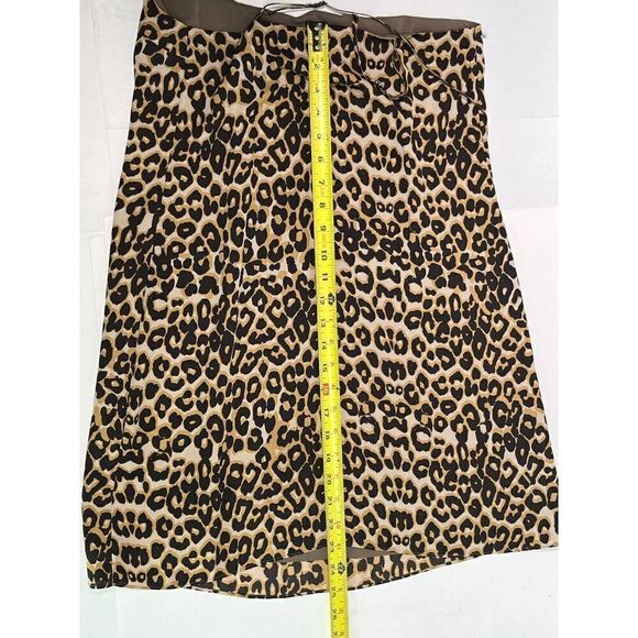 Rebecca Minkoff Animal Print Slip Dress Adjustable Straps Size 4 - Picture 14 of 16